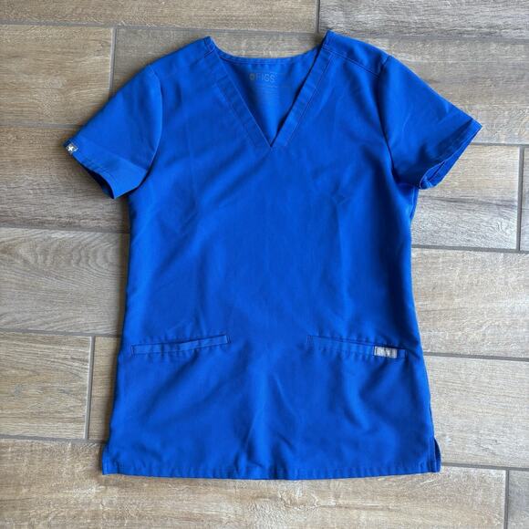 FIGS Womens Scrubs Size XXS Top Blue Technical Collection Medical - Picture 1 of 9
